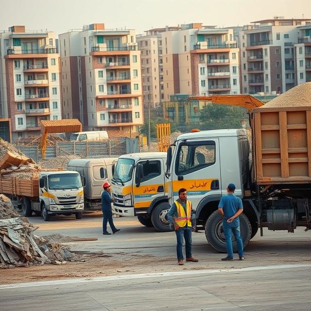 پیمانکاری دانیال خدمات حمل نخاله و ماسه در تهران مرزداران