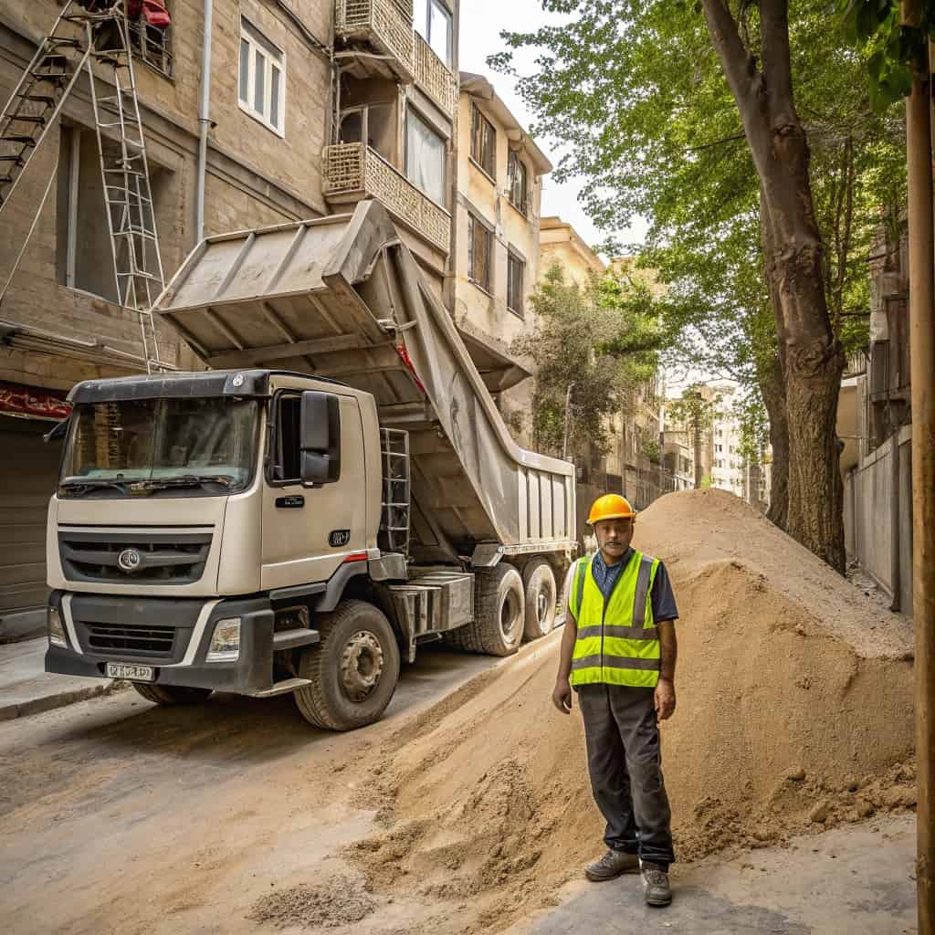 پیمانکاری دانیال حمل نخاله و ماسه در تهران نیاورن