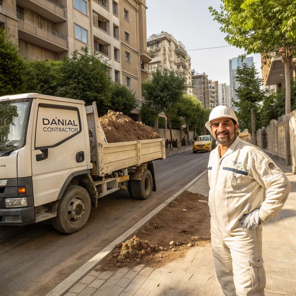 پیمانکاری دانیال حمل نخاله و ماسه در تهران اندرزگو