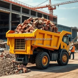 پیمانکاری دانیال حمل نخاله و ماسه برای پروژه‌های ساختمانی در شمال تهران
