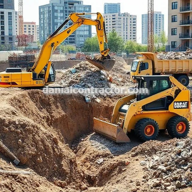 خاک برداری و حمل نخاله ساختمانی ایمن در تهران