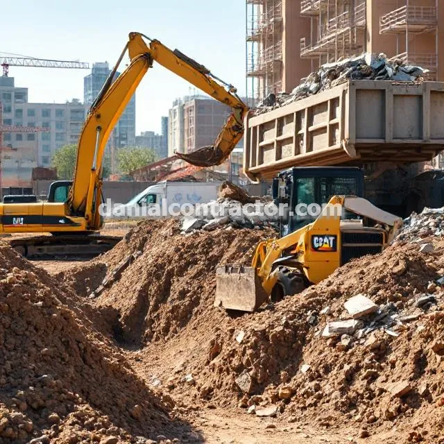 قیمت خاک برداری و حمل نخاله ساختمانی در تهران